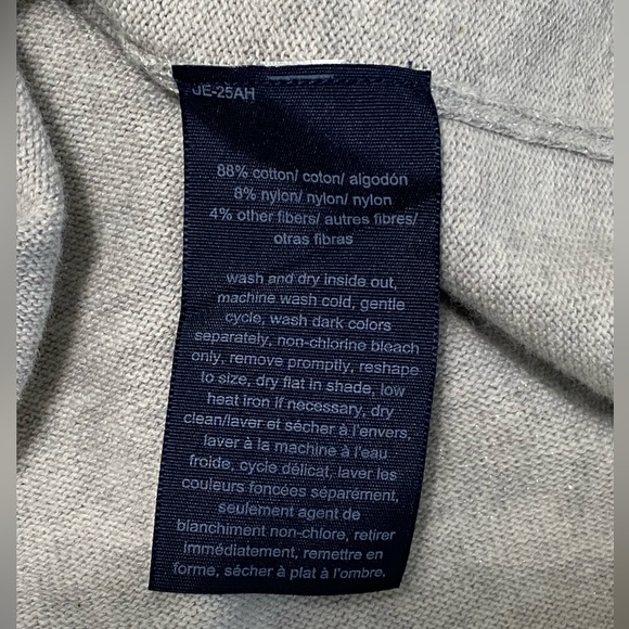 Tommy Hilfiger Metallic Sparkly Pullover Lightweight Sweater Silver Gray Size XL - Picture 13 of 14